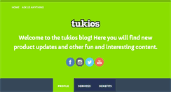 Desktop Screenshot of blog.tukios.com